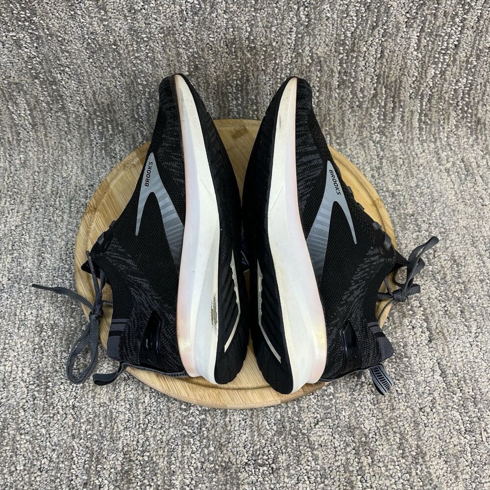 Brooks Black and Gray Athletic Shoes - Picture 6 of 8